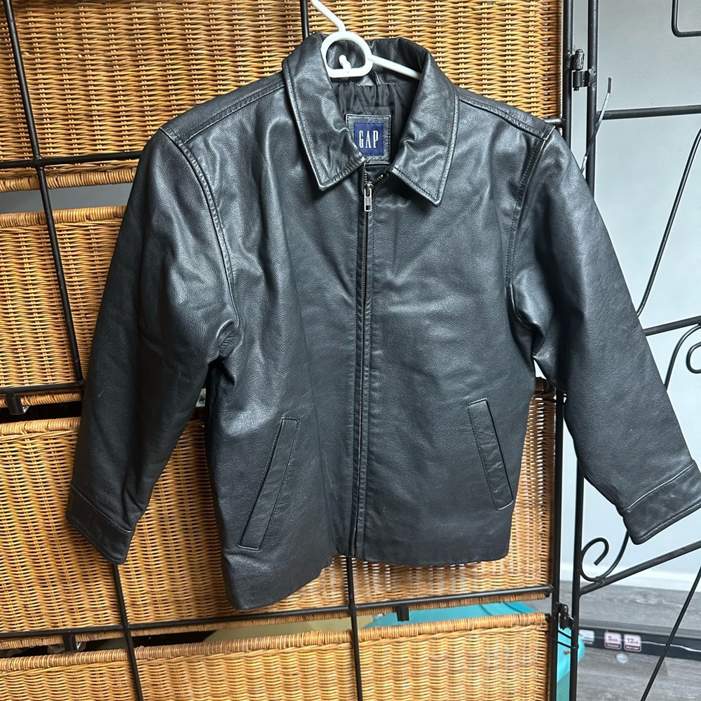 Gap leather jacket